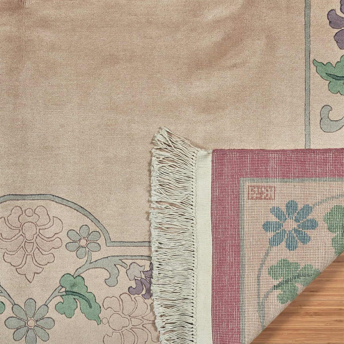 Pagoda Hand Knotted Rug Collection, Zurich Rose