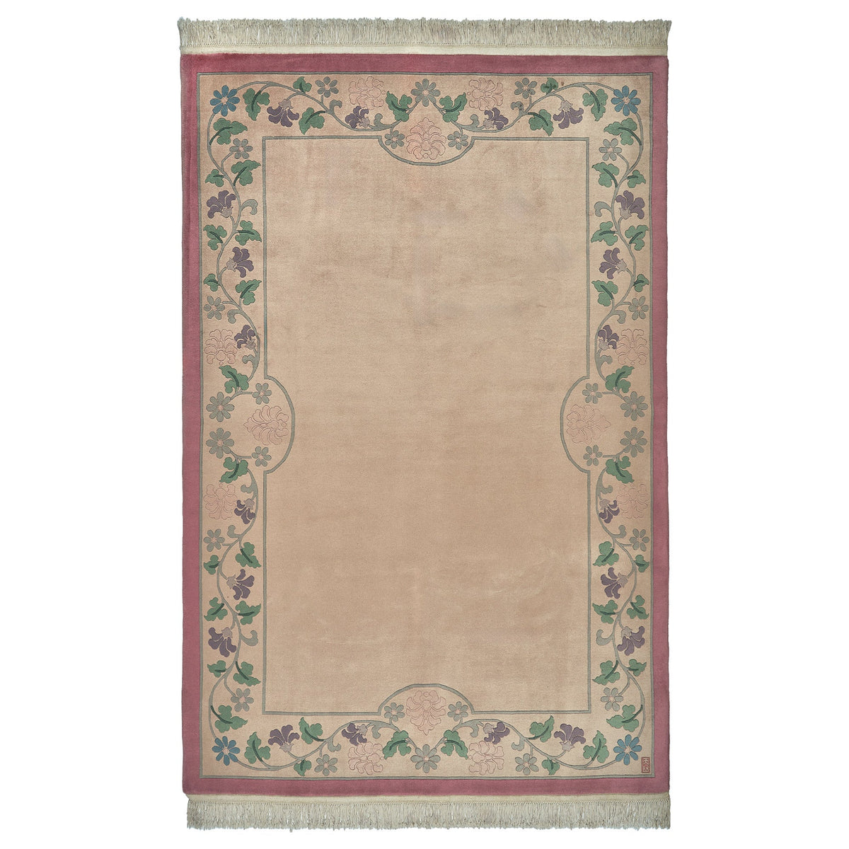Pagoda Hand Knotted Rug Collection, Zurich Rose