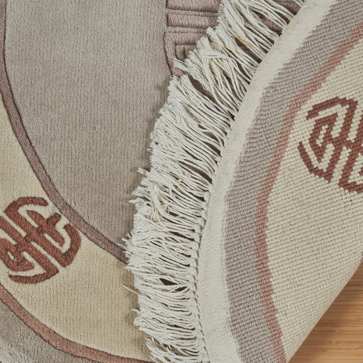 Pagoda Hand Knotted Rug Collection, Vienne Beige