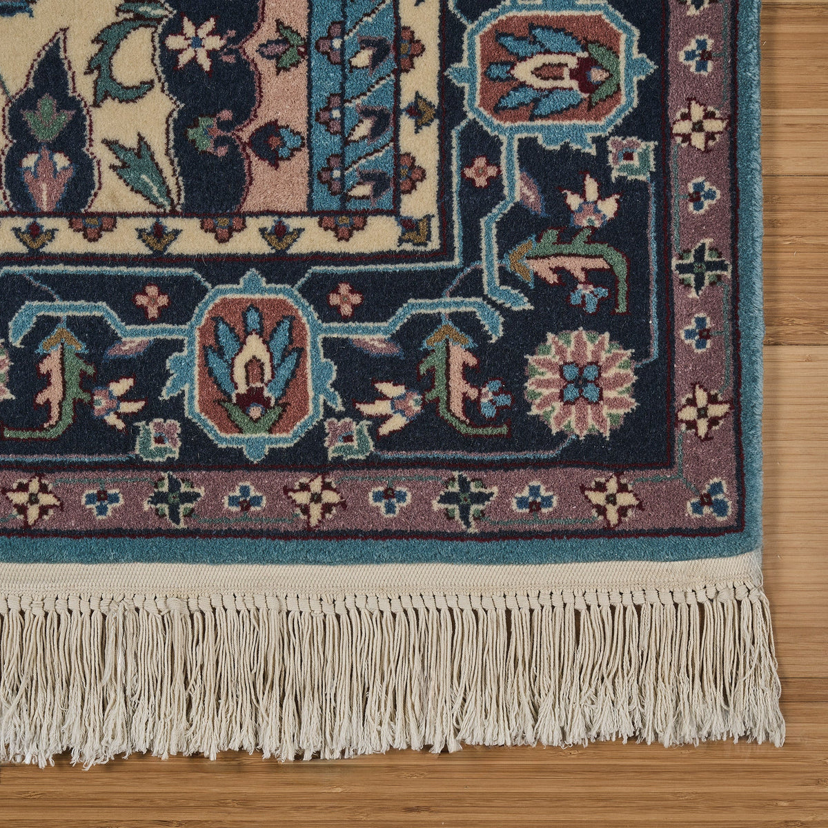 Montacute Hand Knotted Rug Collection, Capri Blue