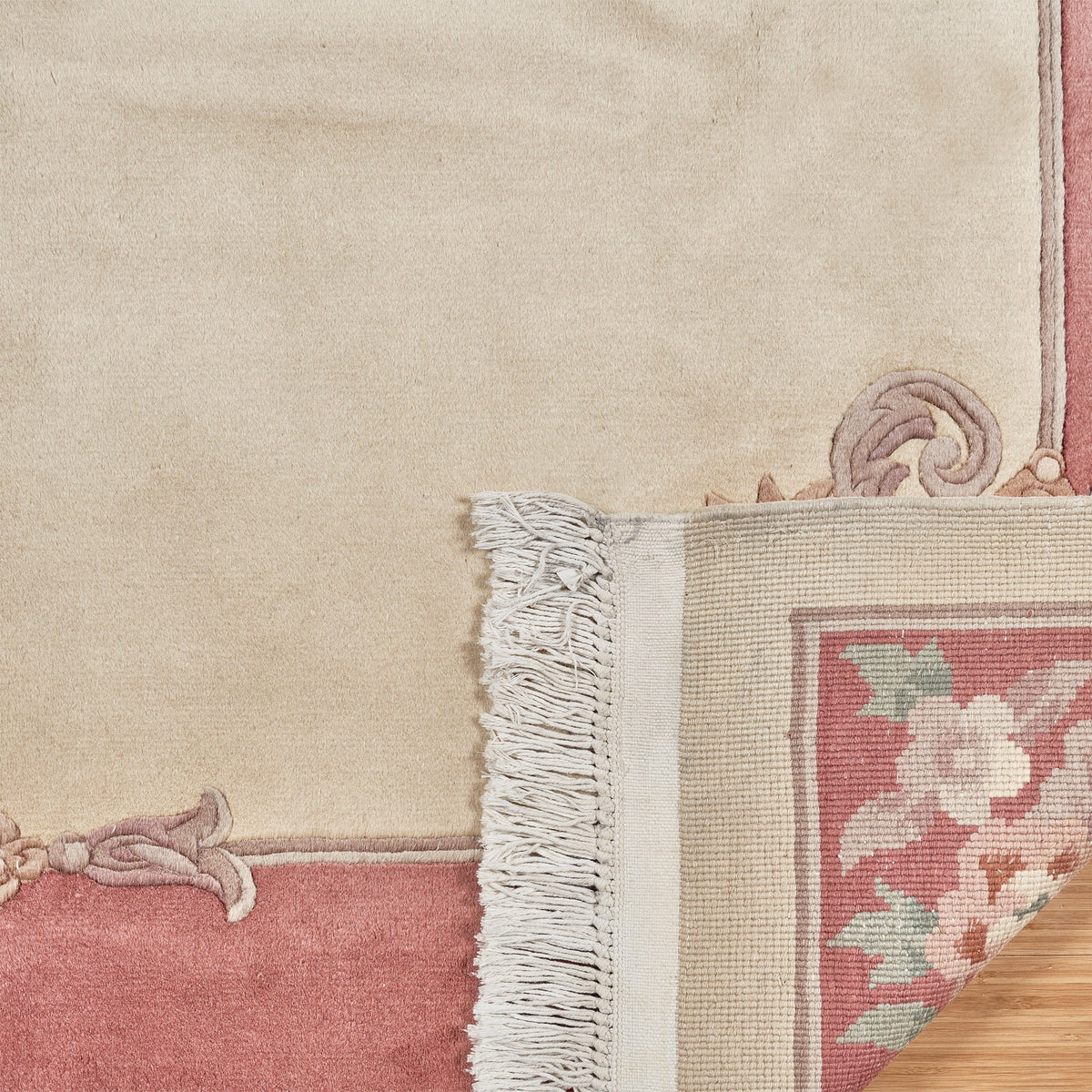 Pagoda Hand Knotted Rug Collection, Amden Ivory