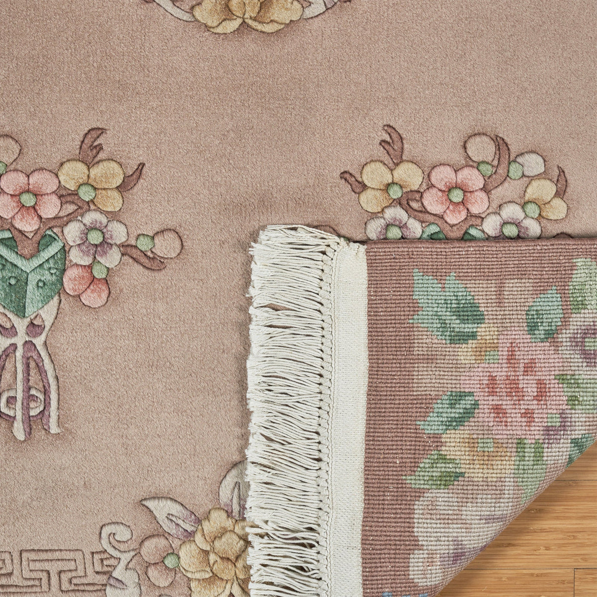 Pagoda Hand Knotted Rug Collection, Arpez Dusty Rose