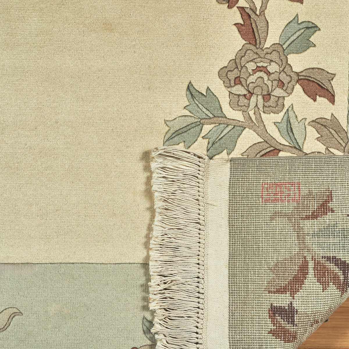 Pagoda Hand Knotted Rug Collection, Allaine Ivory