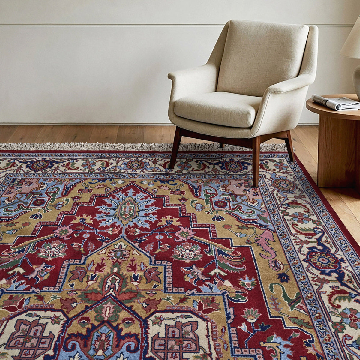 Montacute Hand Knotted Rug Collection, Westchester Red