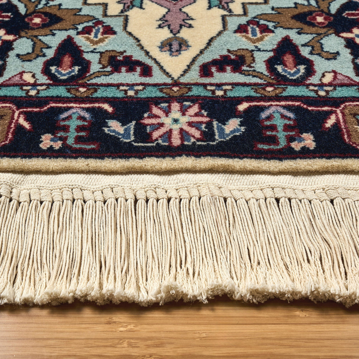 Montacute Hand Knotted Area Rug, Capri Ivory, 2' x 4'