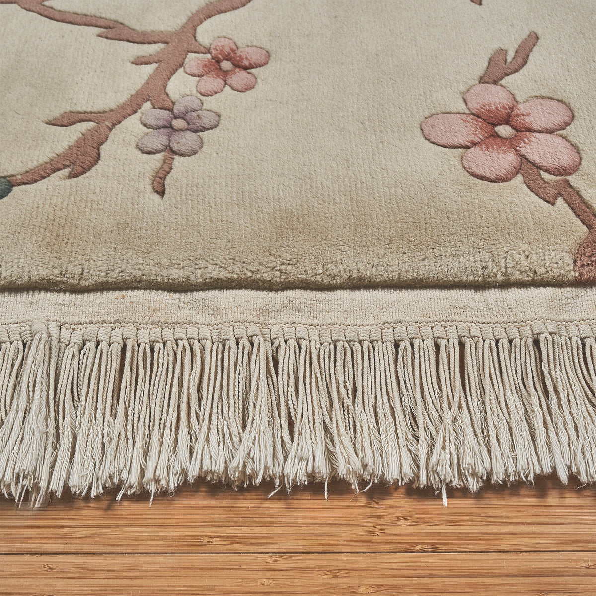 Pagoda Hand Knotted Rug Collection, Basel Ivory