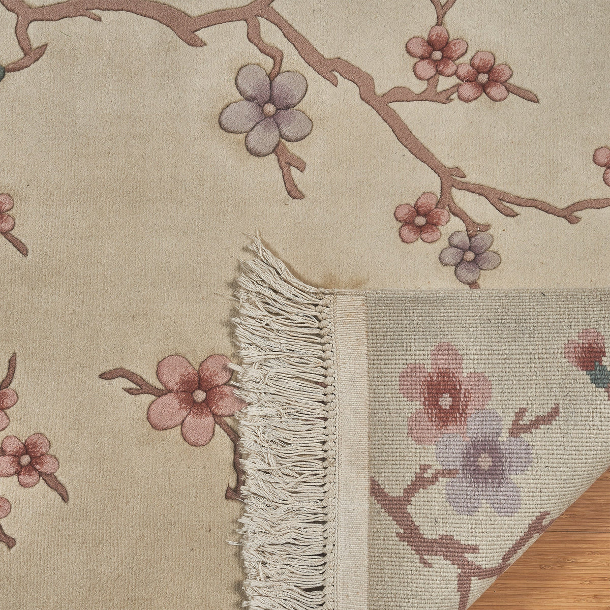 Pagoda Hand Knotted Rug Collection, Basel Ivory