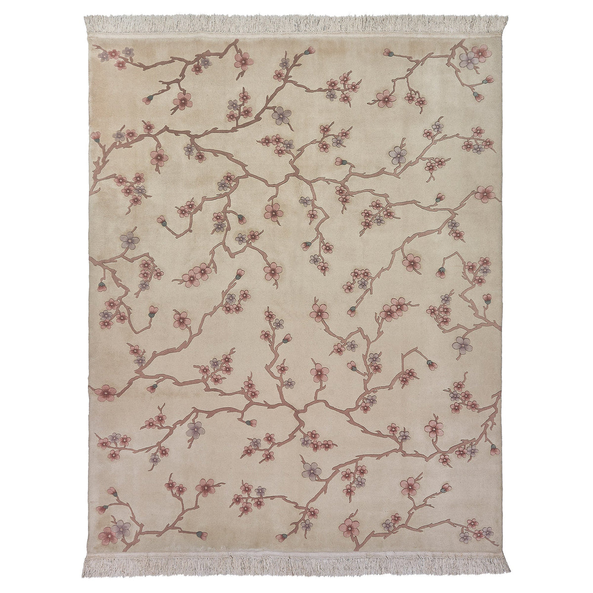 Pagoda Hand Knotted Rug Collection, Basel Ivory