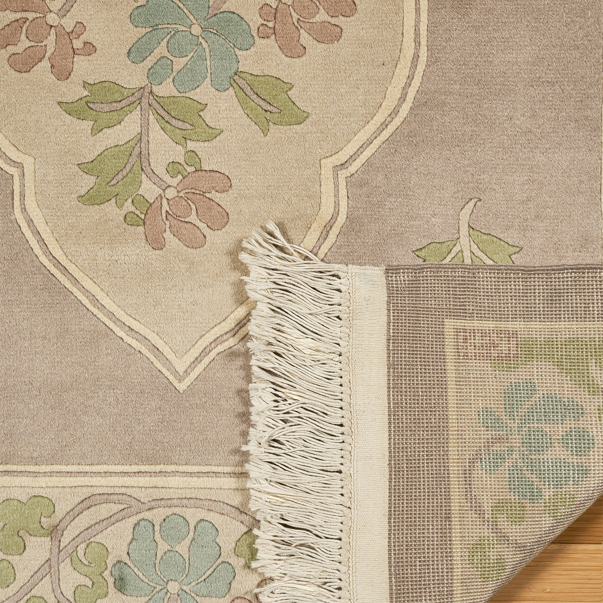 Pagoda Hand Knotted Rug Collection, Horgen Taupe