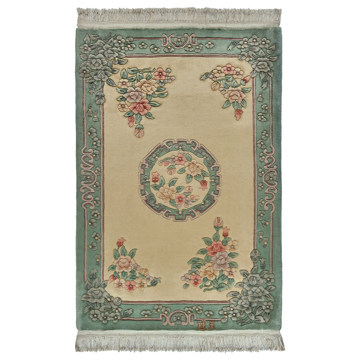 Pagoda Hand Knotted Rug Collection, Vauden Sage