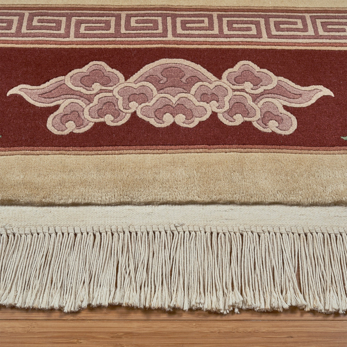 Pagoda Hand Knotted Rug Collection, Lenzburg Ivory