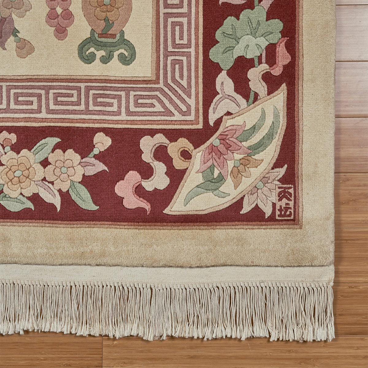 Pagoda Hand Knotted Rug Collection, Lenzburg Ivory