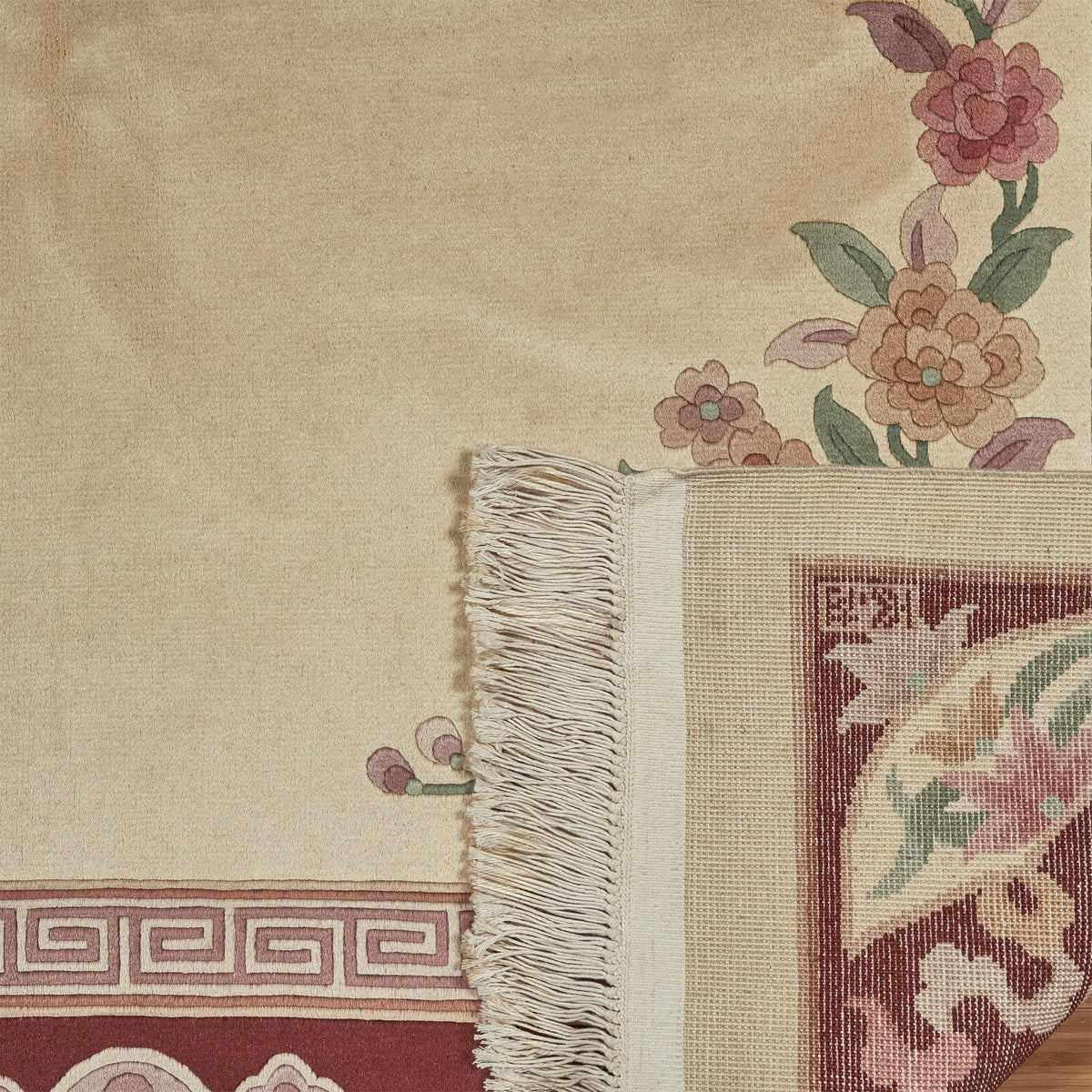 Pagoda Hand Knotted Rug Collection, Lenzburg Ivory