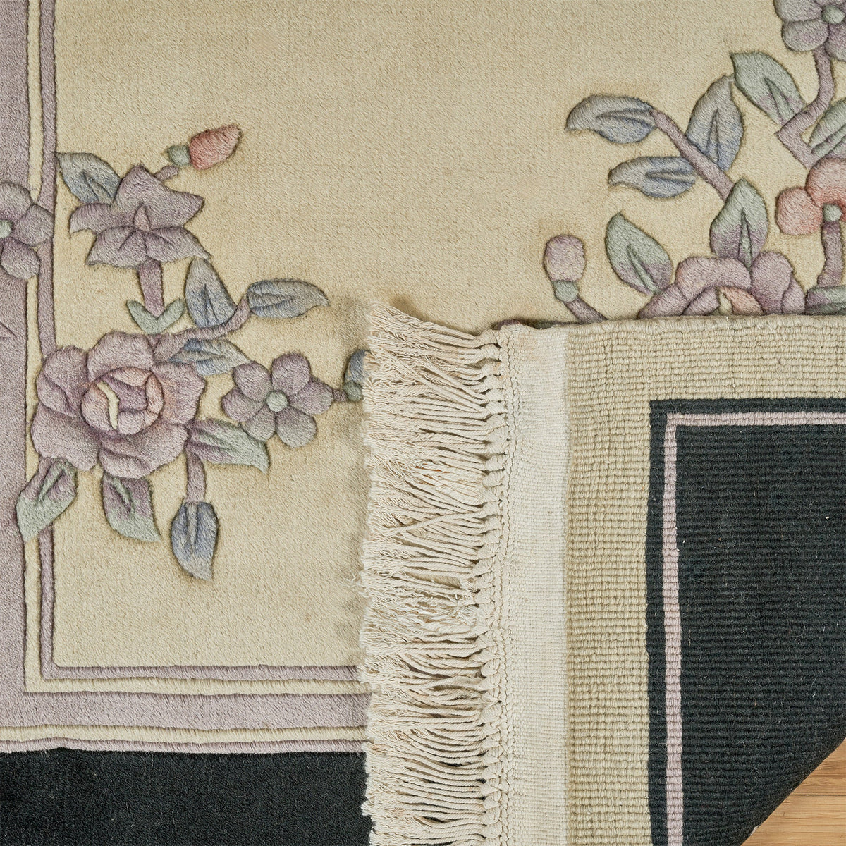 Pagoda Hand Knotted Rug Collection, Clermont Ivory