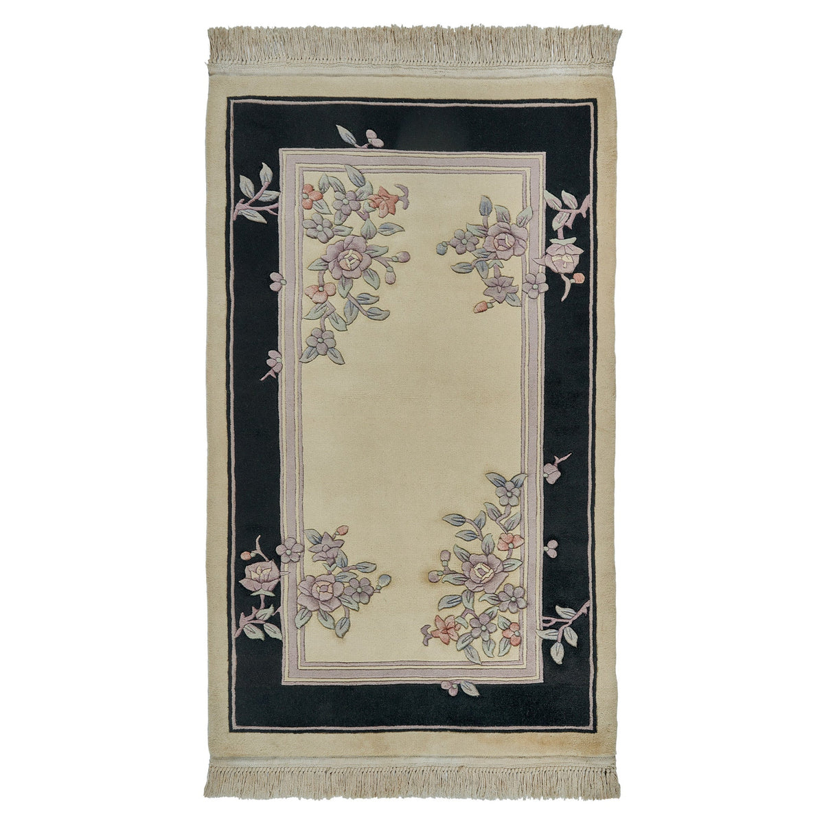 Pagoda Hand Knotted Rug Collection, Clermont Ivory