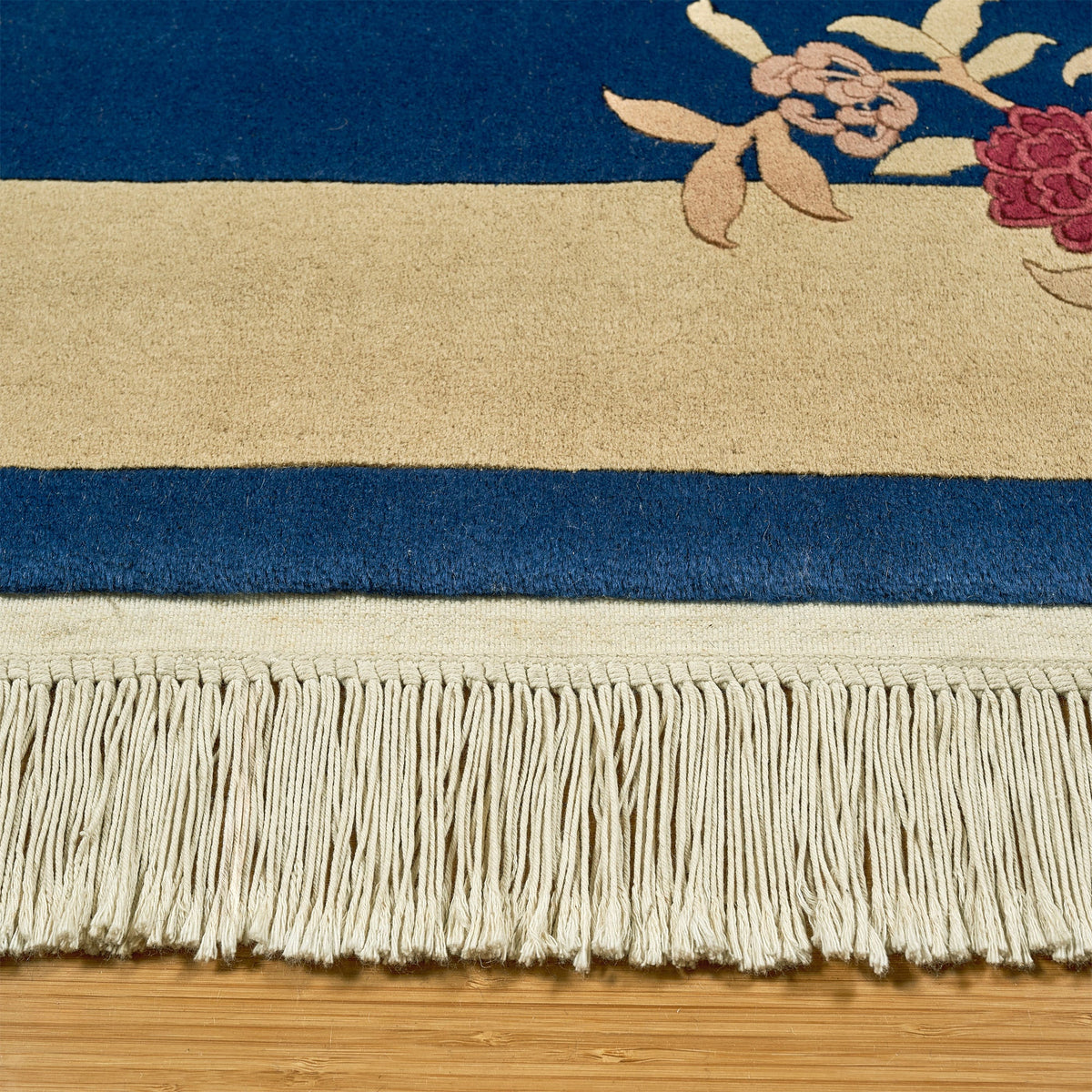 Pagoda Hand Knotted Rug Collection, Chalais Blue