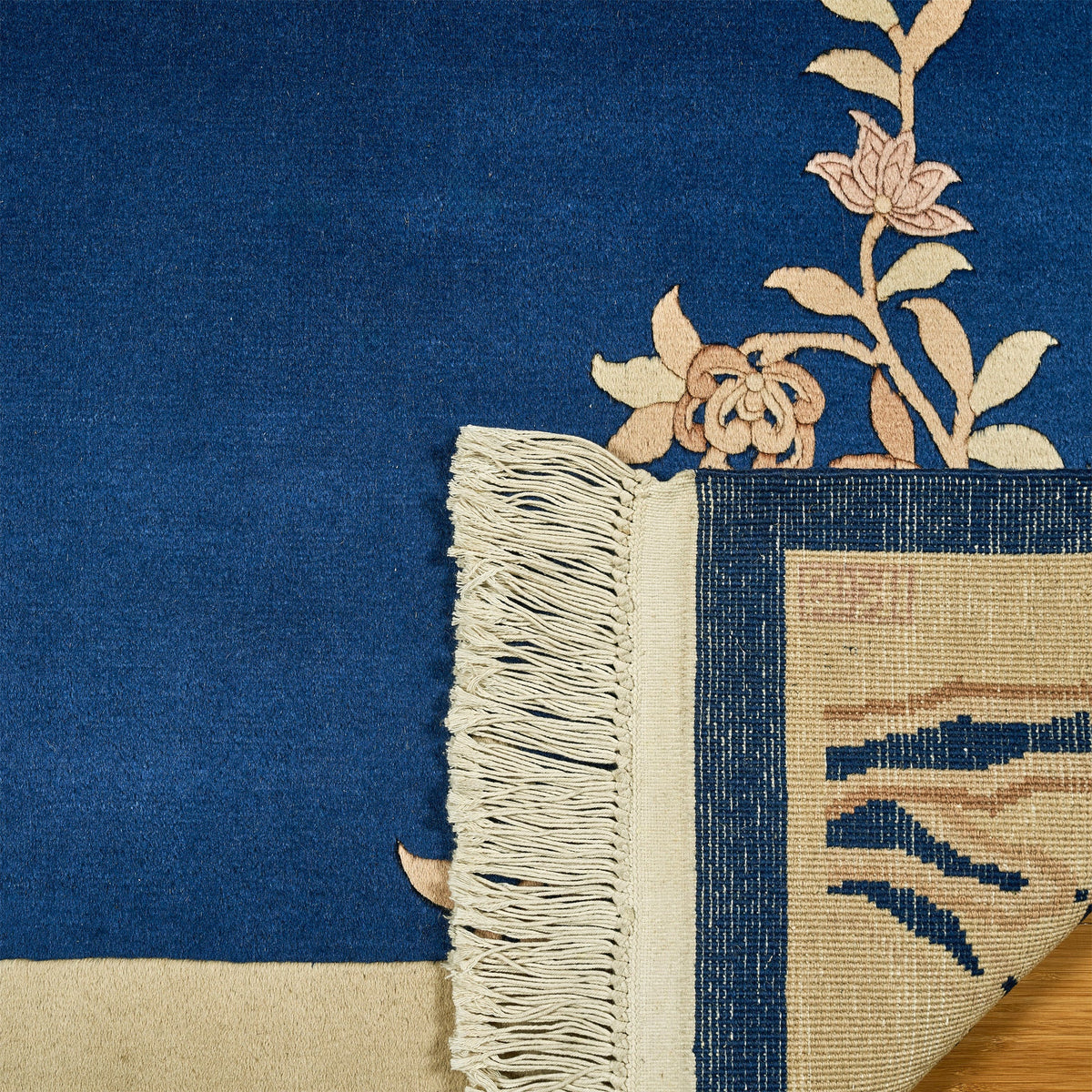Pagoda Hand Knotted Rug Collection, Chalais Blue