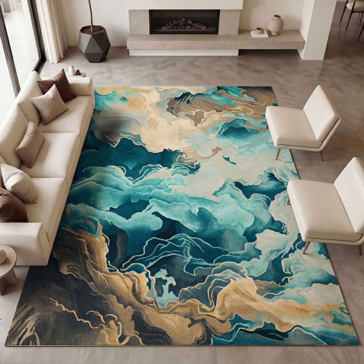 Nourison Kroma Area Rug, Vivid, 8’6” x 11’6”
