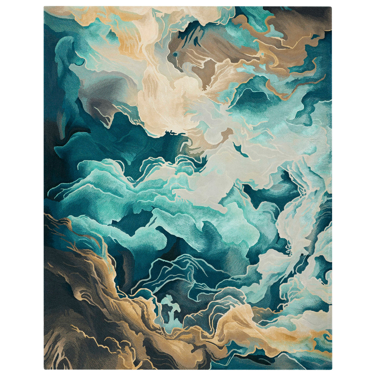 Nourison Kroma Area Rug, Vivid, 8’6” x 11’6”