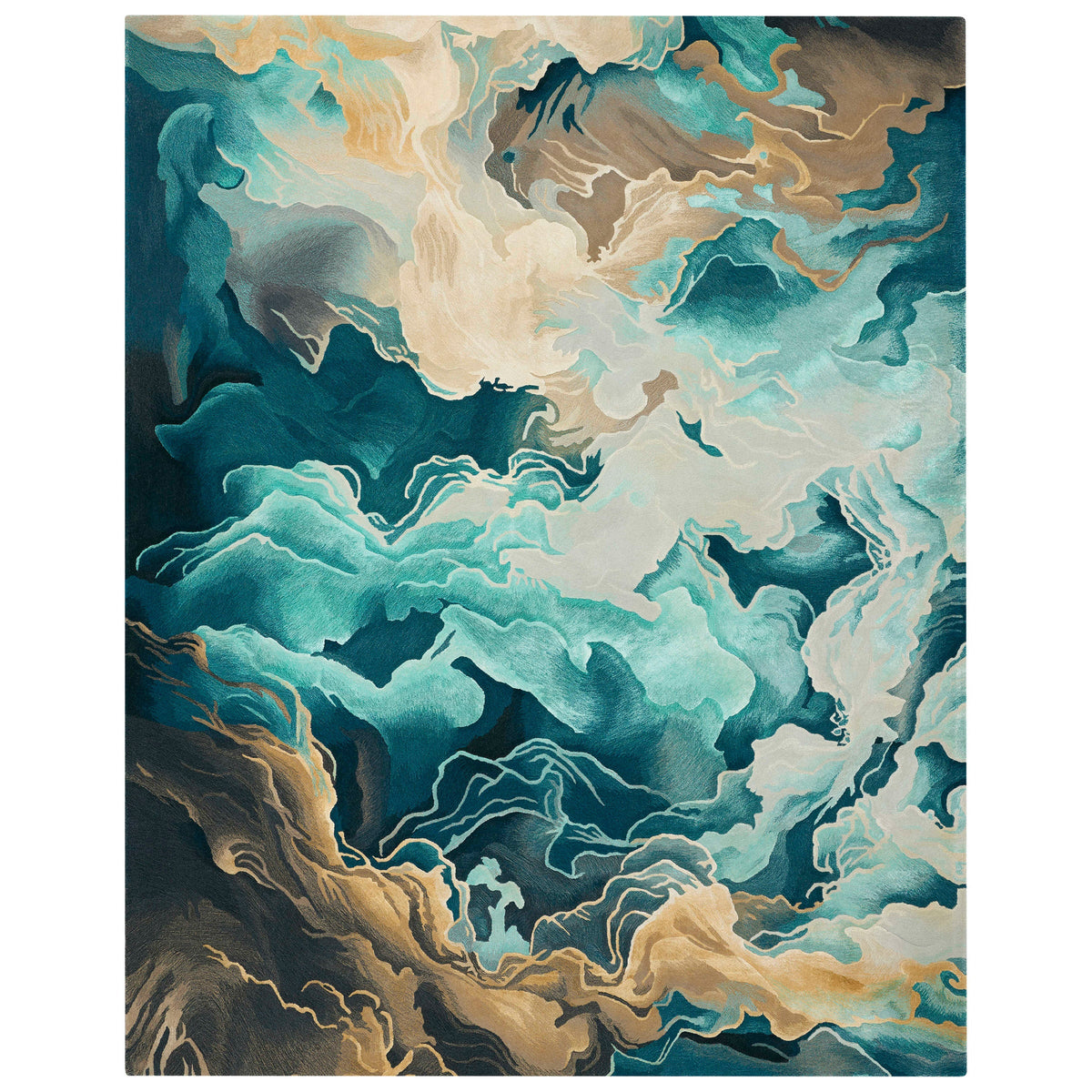 Nourison Kroma Area Rug, Vivid, 7’9” x 9’9”