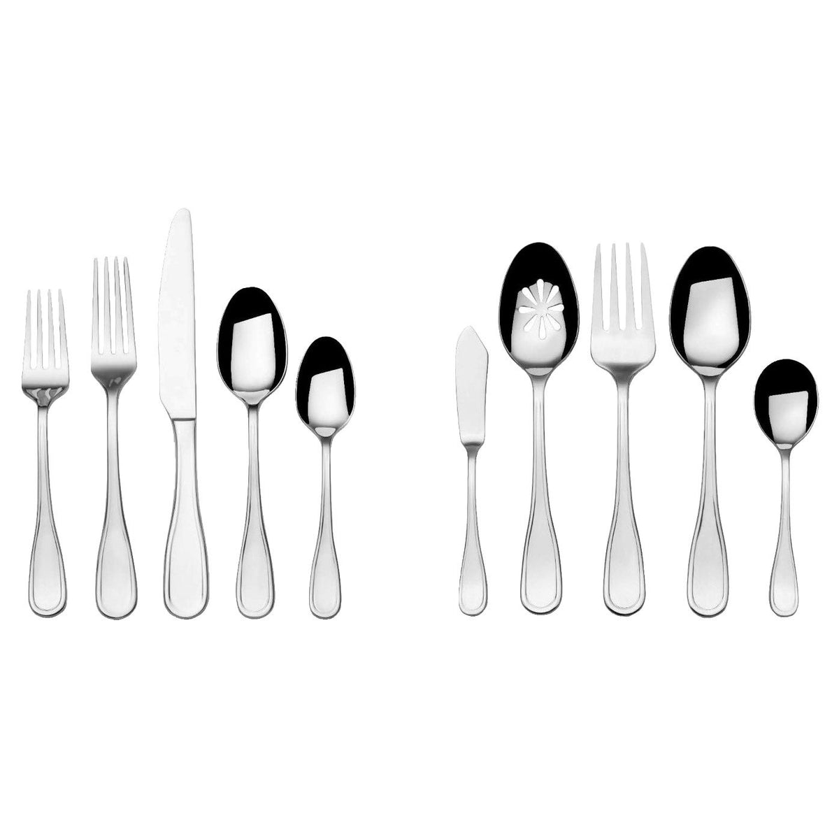 Mikasa 45-piece Stainless Steel Flatware Set, Fisher