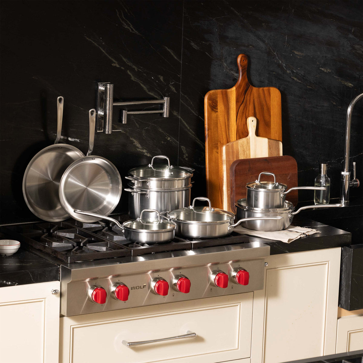 Made In 13-piece Tri-Ply Stainless Clad Cookware Set