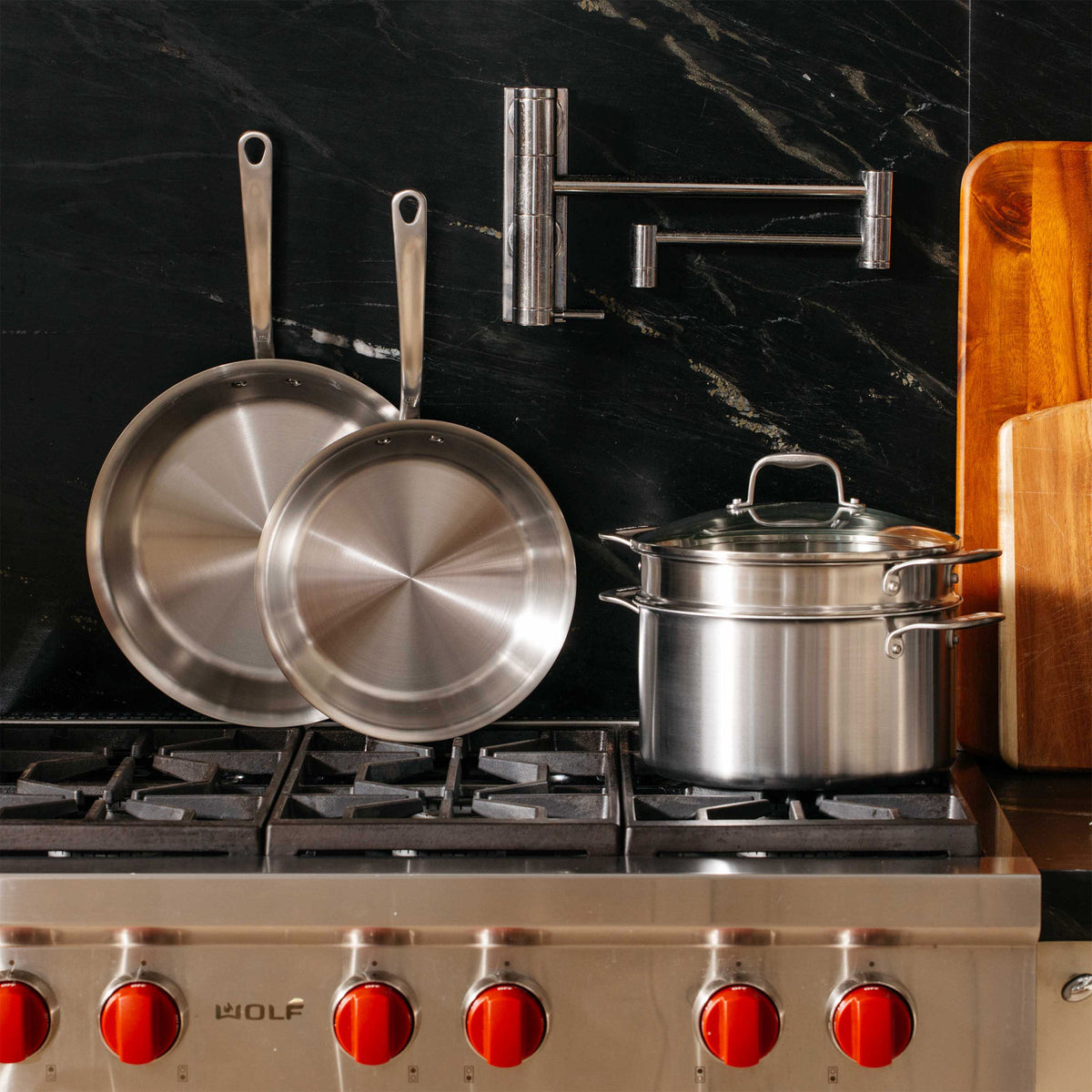 Made In 13-piece Tri-Ply Stainless Clad Cookware Set