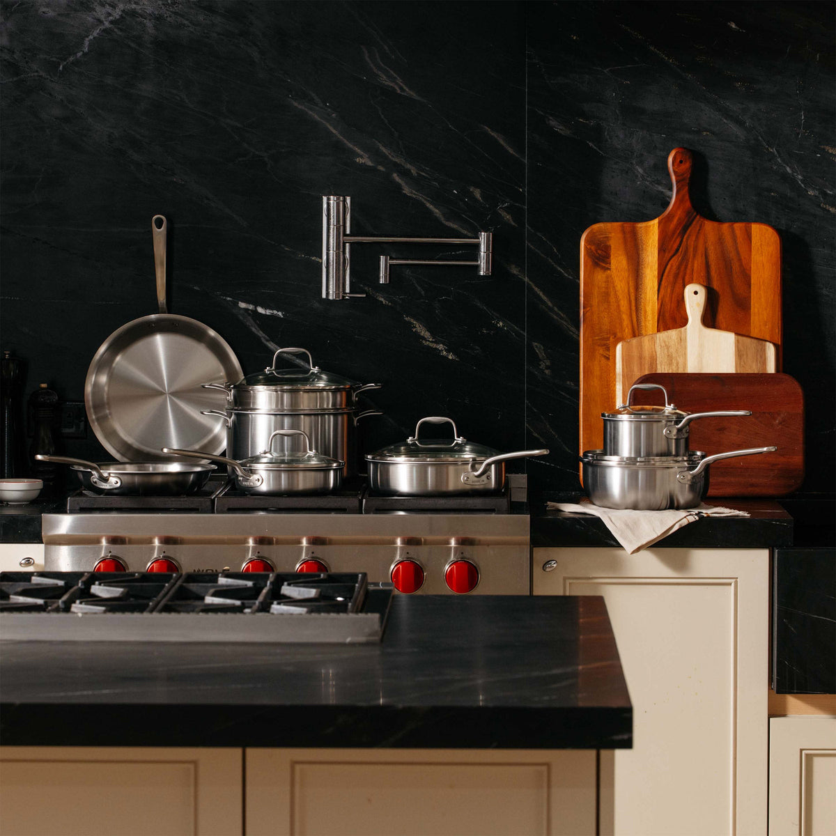 Made In 13-piece Tri-Ply Stainless Clad Cookware Set
