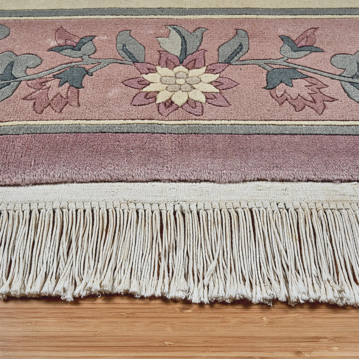 Pagoda Hand Knotted Rug Collection, Nyon Ivory