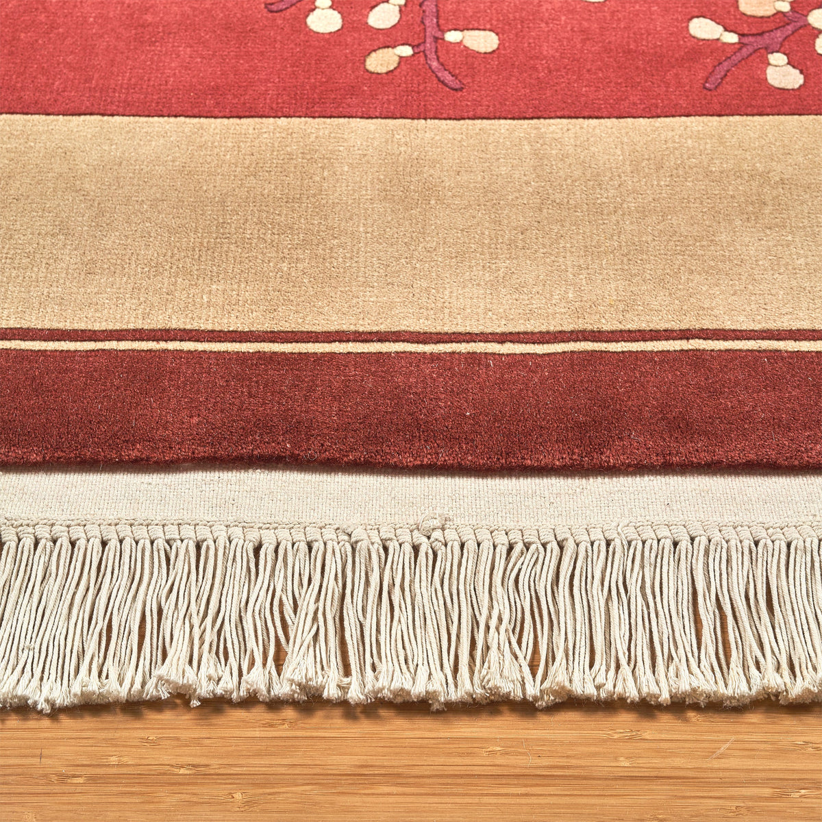 Pagoda Hand Knotted Rug Collection, Olten Redwood
