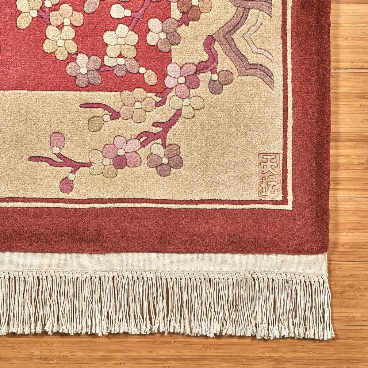 Pagoda Hand Knotted Rug Collection, Olten Redwood