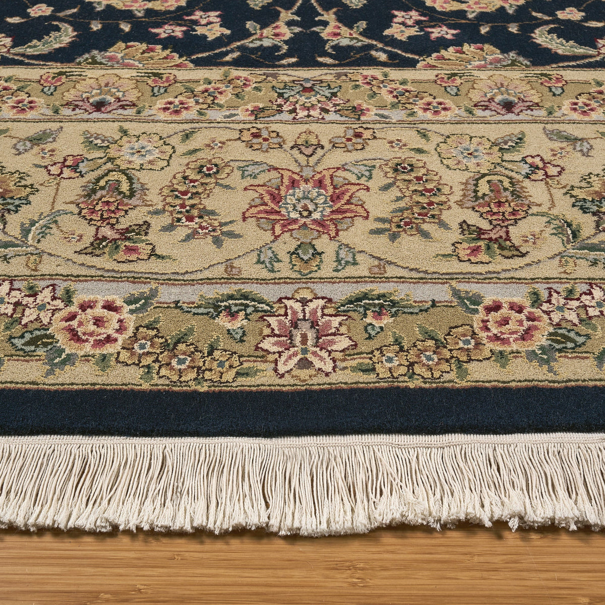 Montacute Hand Knotted Rug Collection, Rimini Dark Navy, 9' x 12'