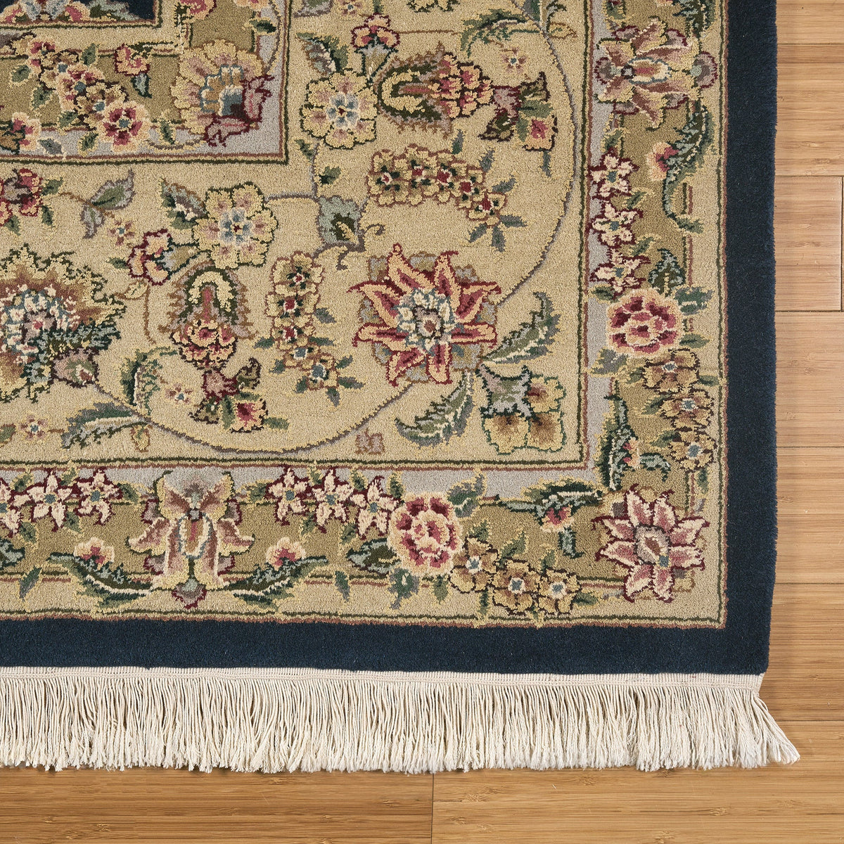 Montacute Hand Knotted Rug Collection, Rimini Dark Navy, 9' x 12'