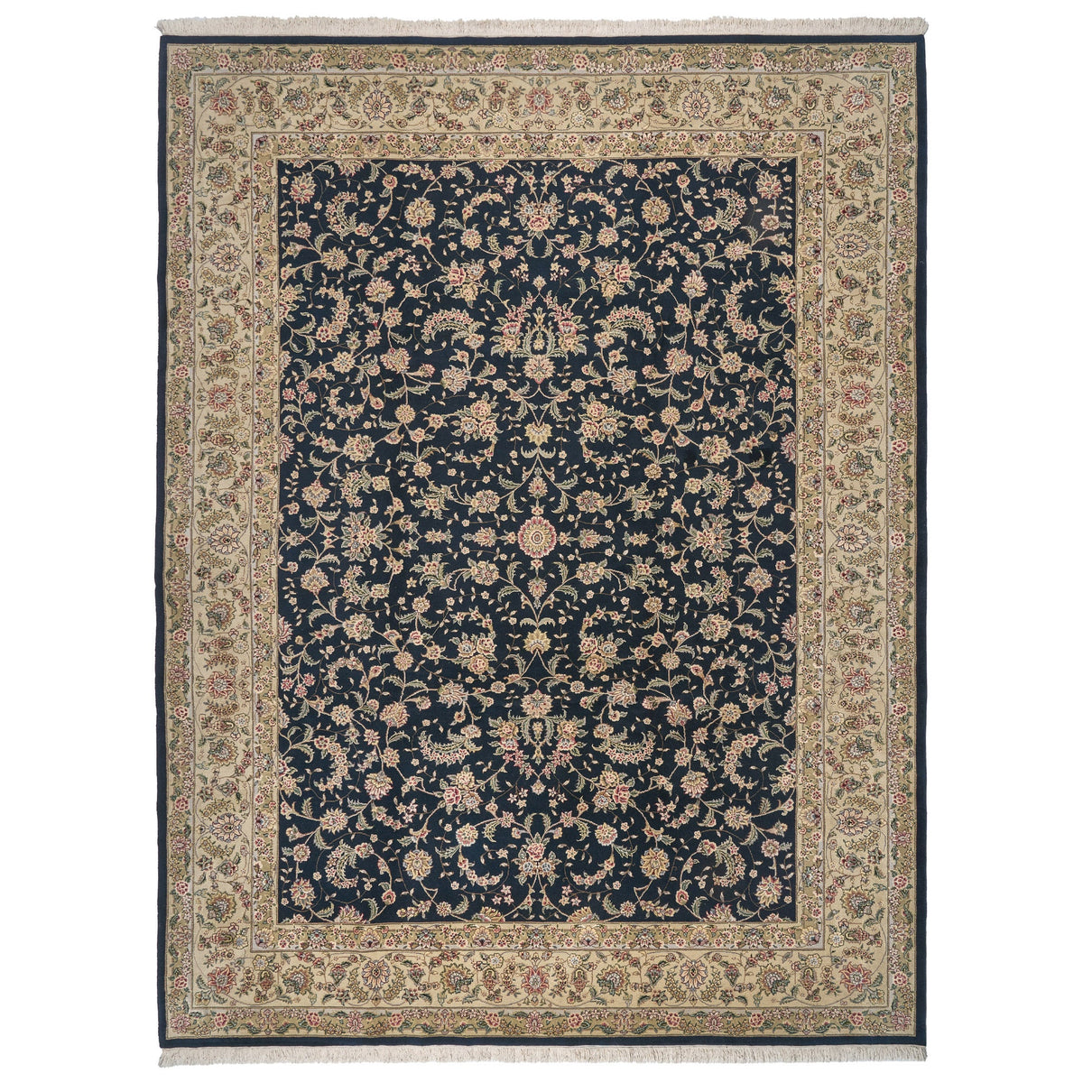 Montacute Hand Knotted Rug Collection, Rimini Dark Navy, 9' x 12'