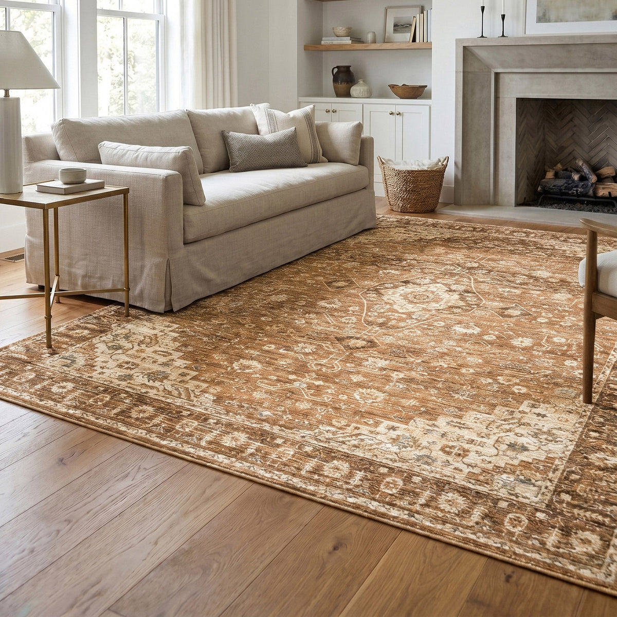 Surya Deeply Area Rug, Ember, 9’ x 12’6”