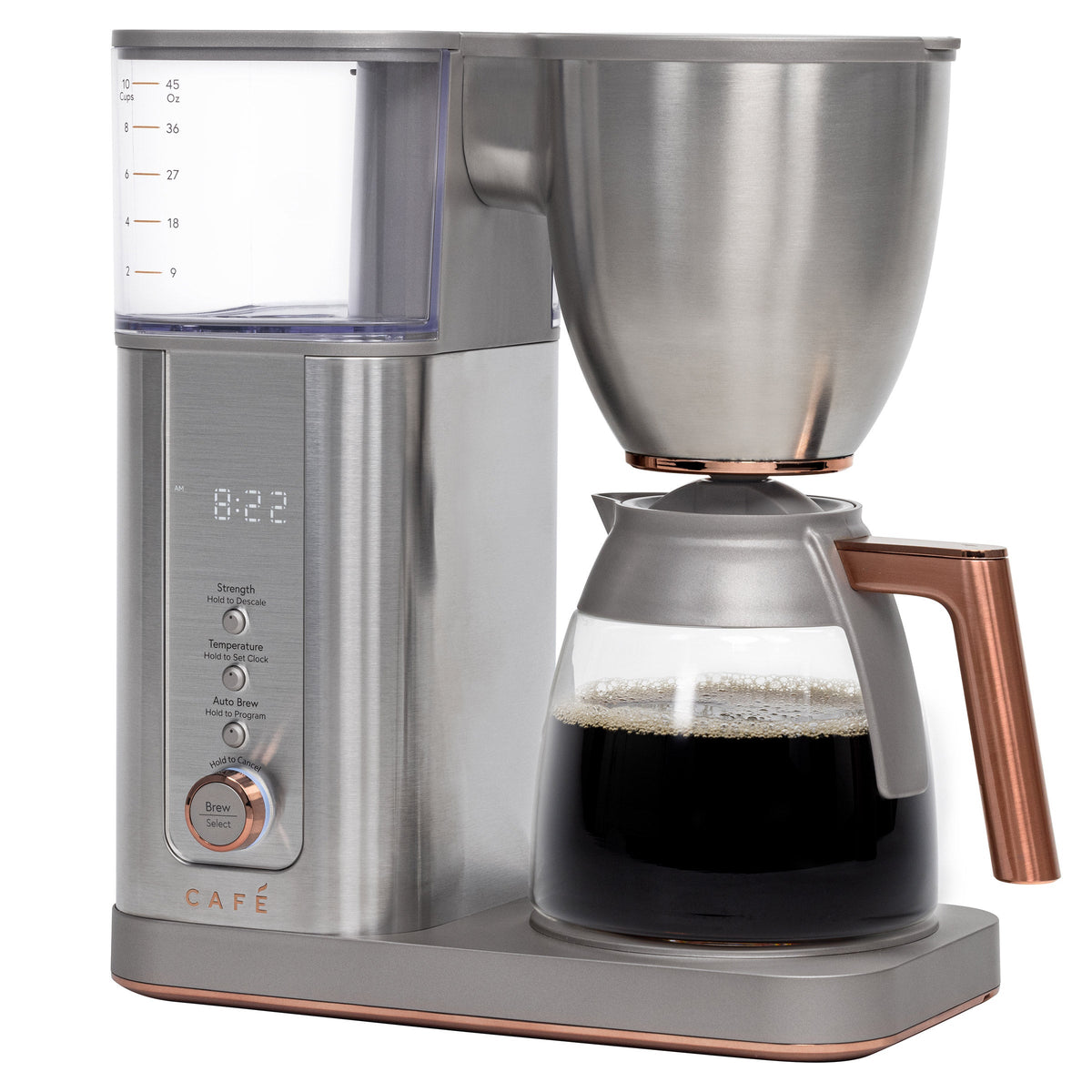 Café Specialty Coffee Maker with 10-Cup Glass Carafe, WiFi