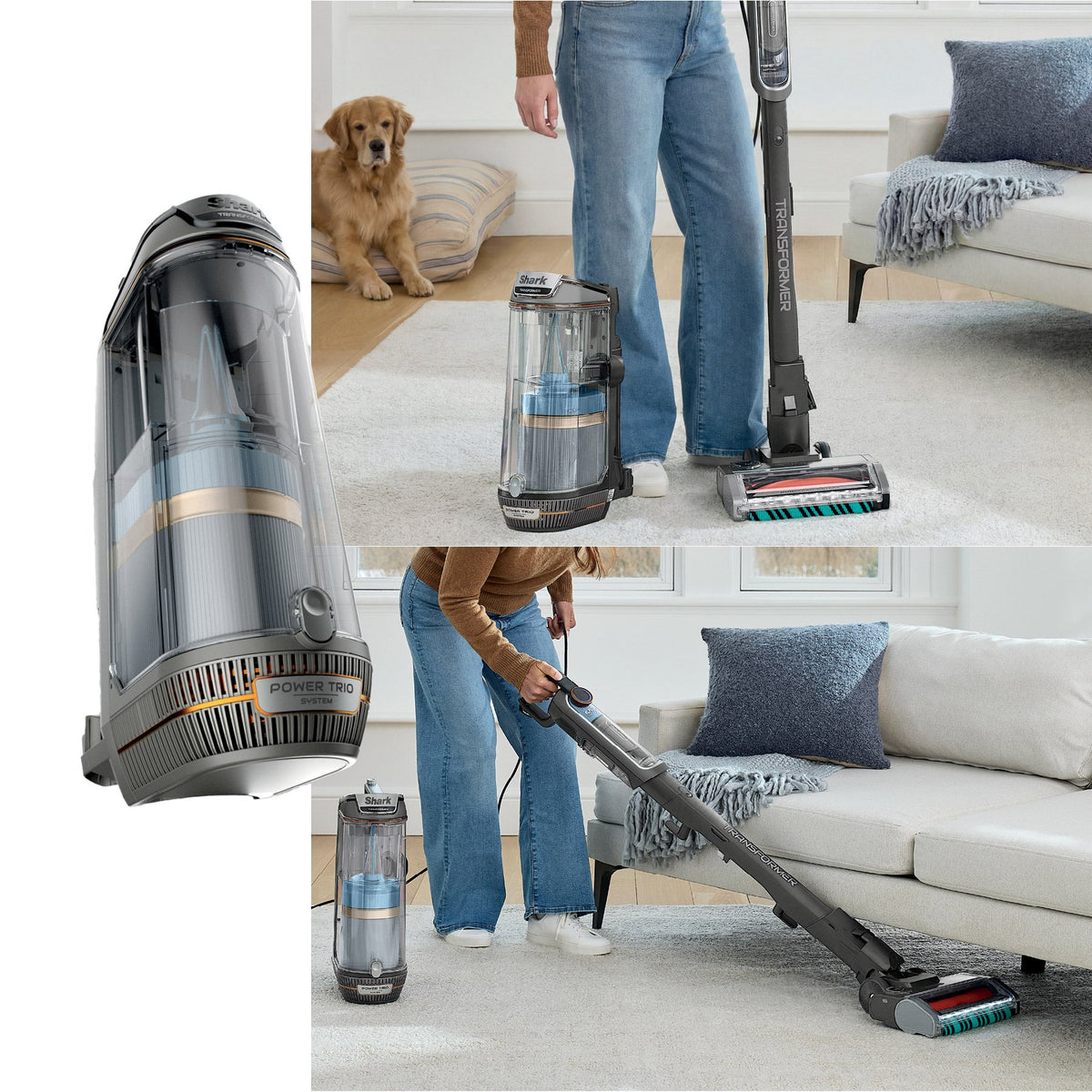 Shark PowerDetect Transformer Upright Vacuum