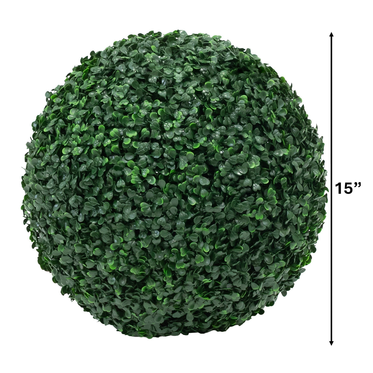 15” Boxwood Topiary Balls, 2-pack