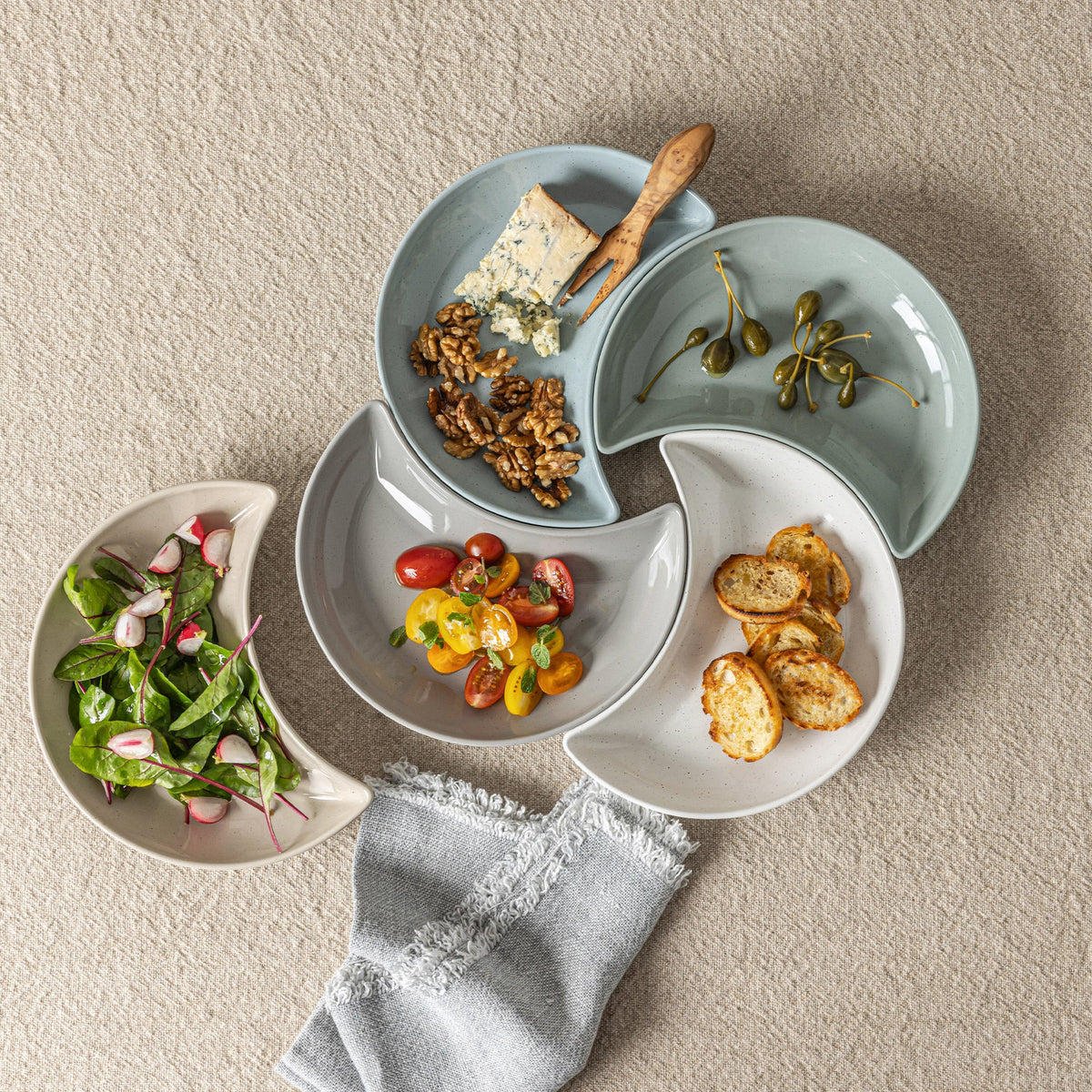 over&back 5-piece Serve Set