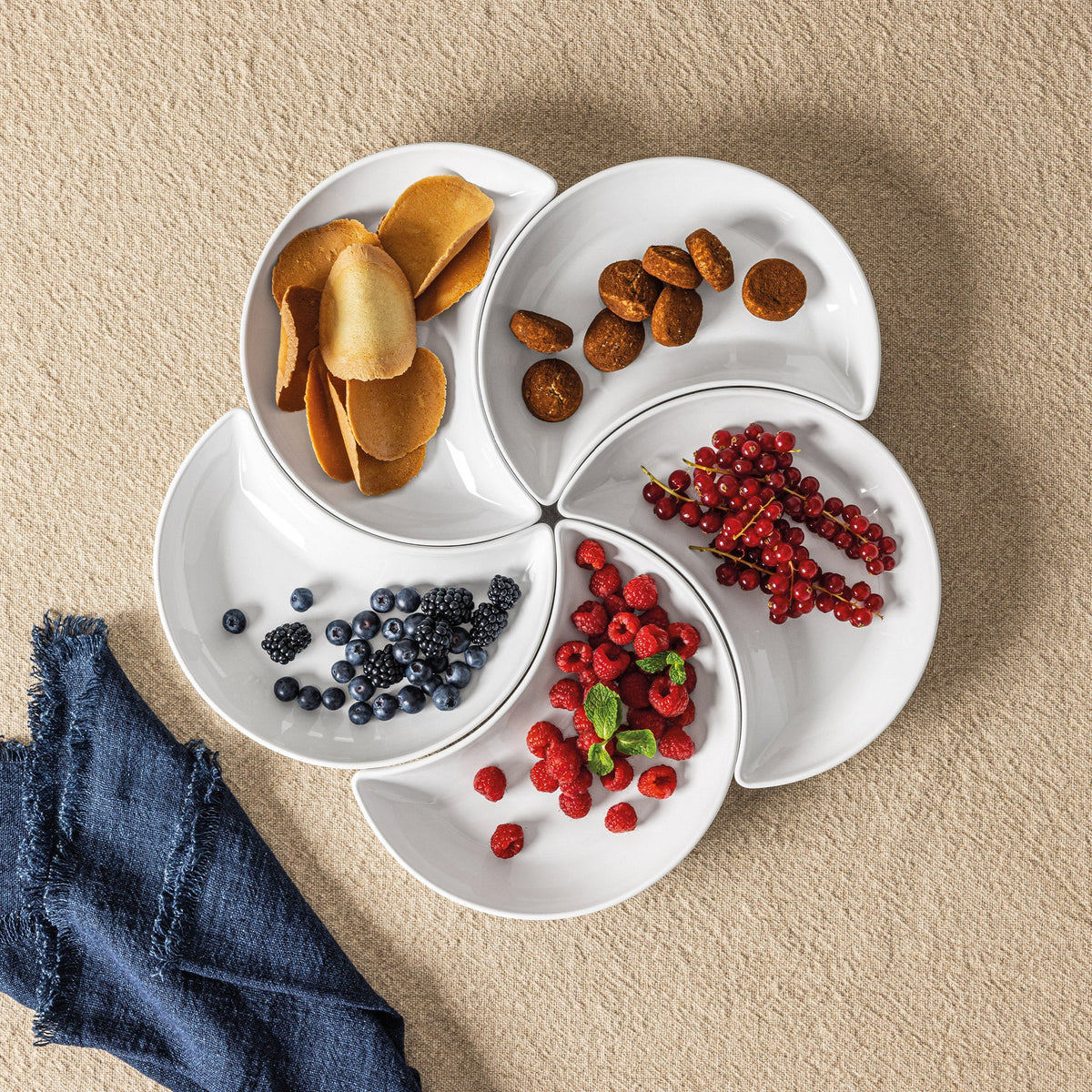 over&back 5-piece Serve Set