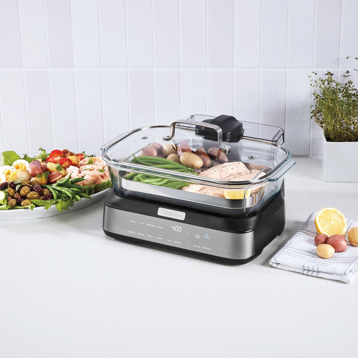 Cuisinart 5.2qt CookFresh Digital Glass Steamer