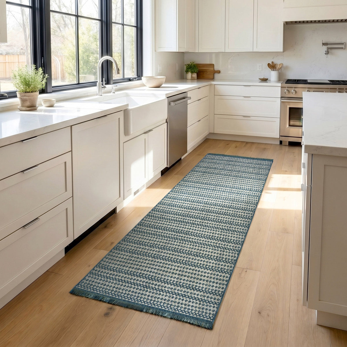 Serenity Area Rug Collection, Yura Blue