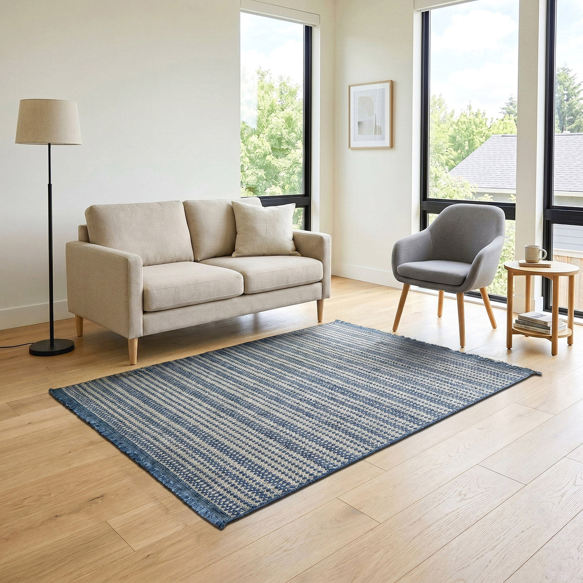 Serenity Area Rug Collection, Yura Blue
