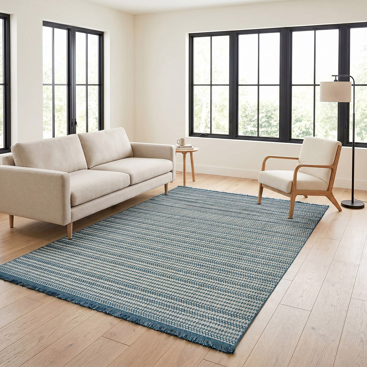 Serenity Area Rug Collection, Yura Blue