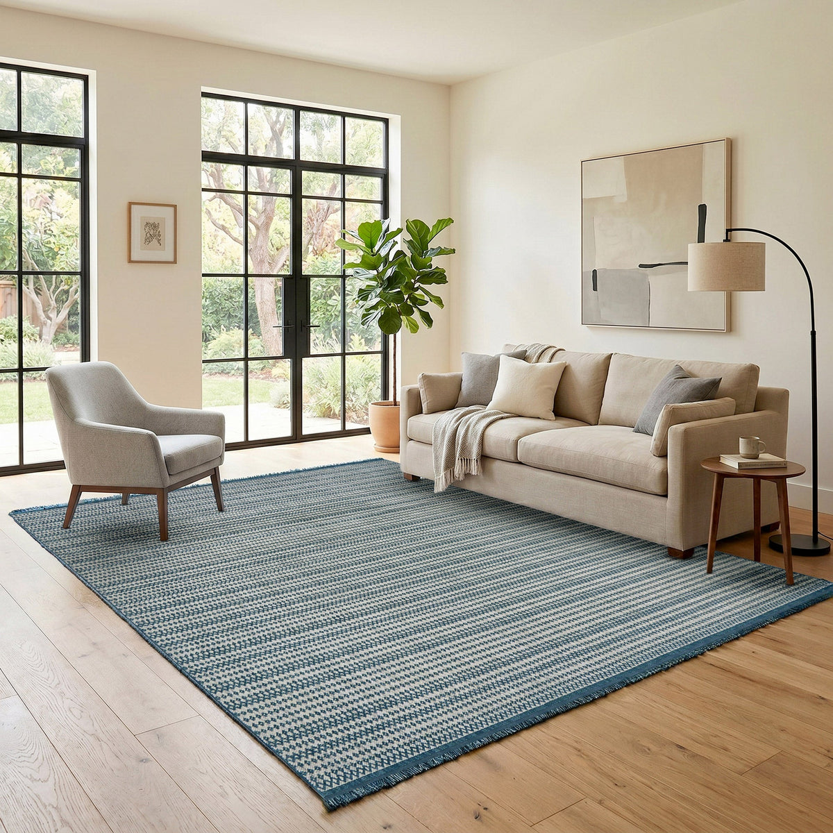 Serenity Area Rug Collection, Yura Blue