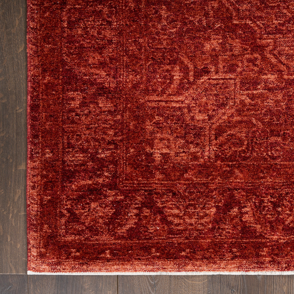 Nourison Pure Home Area Rug, Garnet, 6’ x 9’
