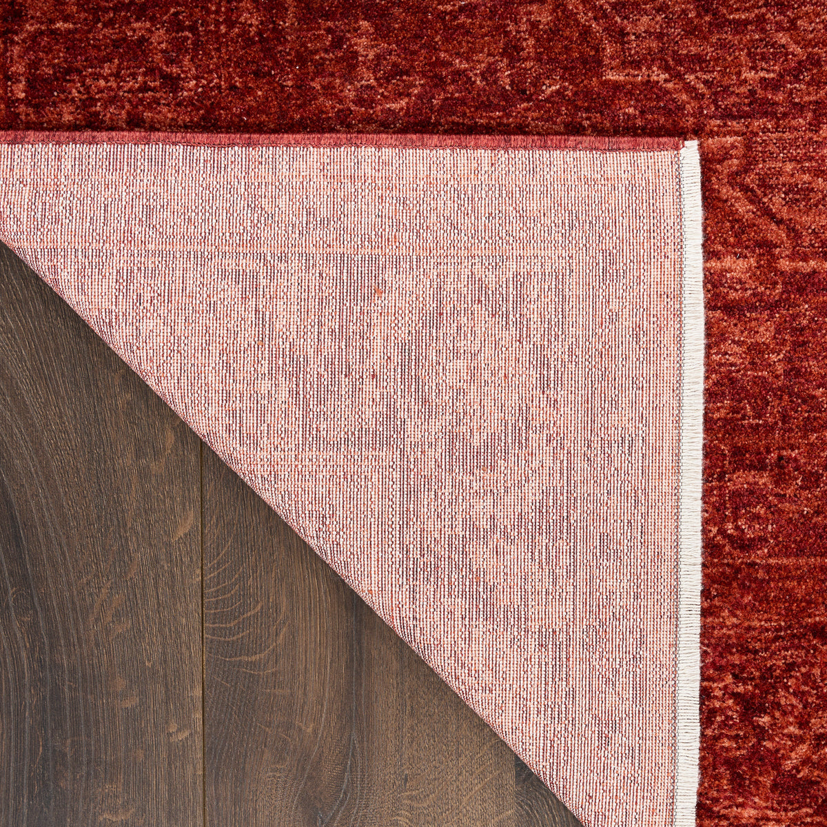 Nourison Pure Home Area Rug, Garnet, 6’ x 9’