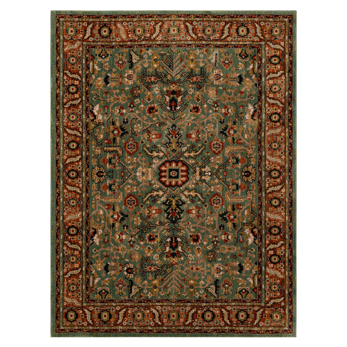 Mohawk Home Spice Market Area Rug, Mariah Aquamarine, 5'3" x 7'