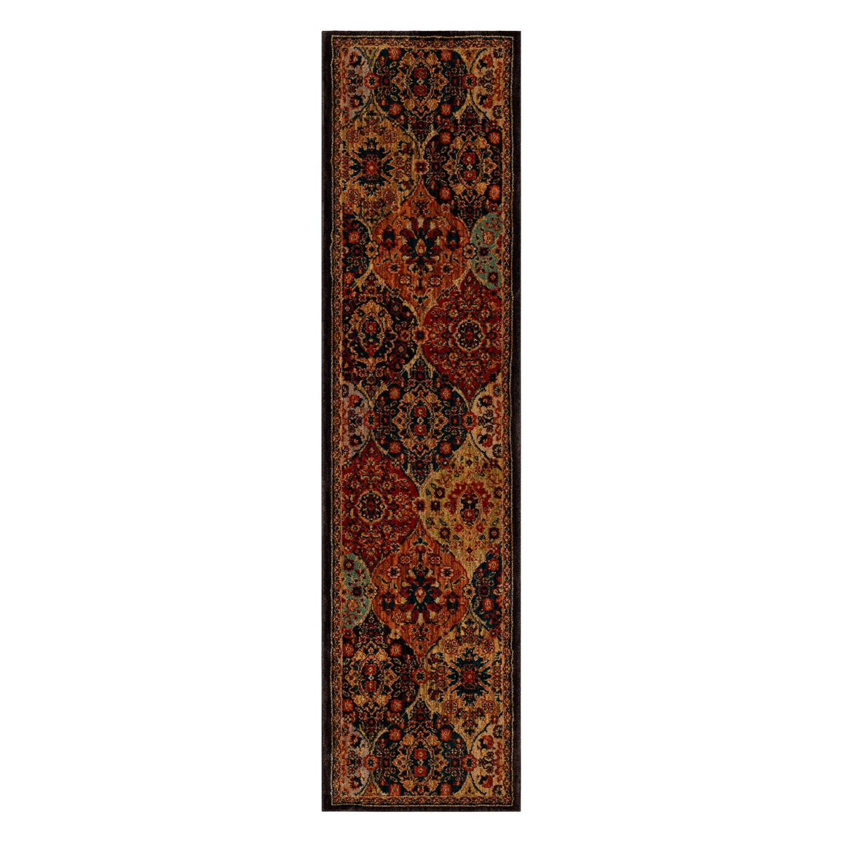 Mohawk Home Spice Market Runner Rug, Panel Sapphire, 2' x 8'