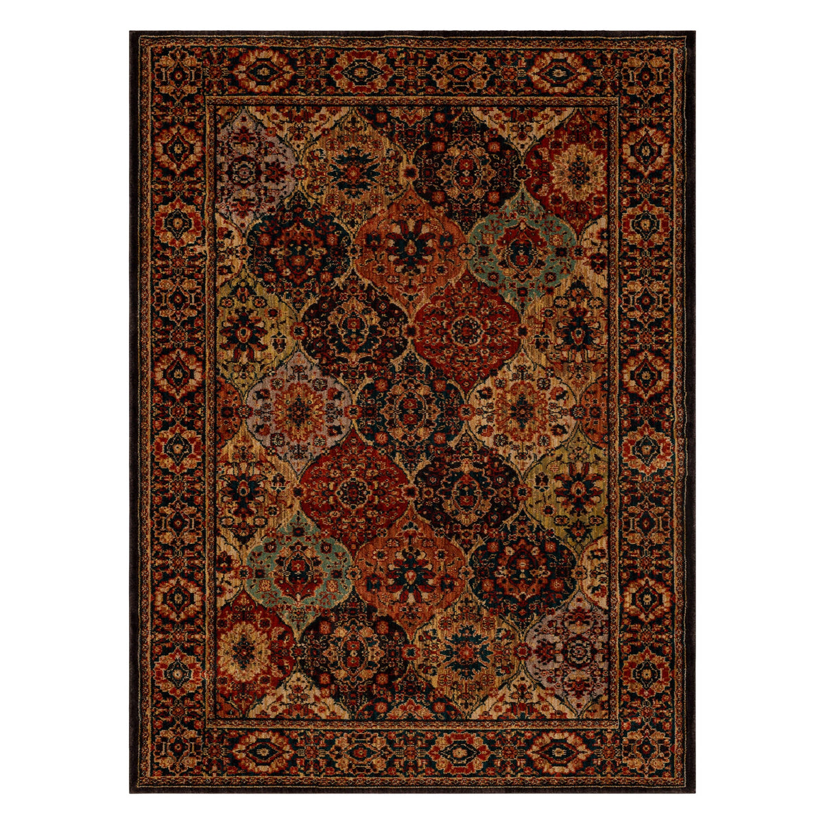 Mohawk Home Spice Market Area Rug, Panel Sapphire, 9' x 13'